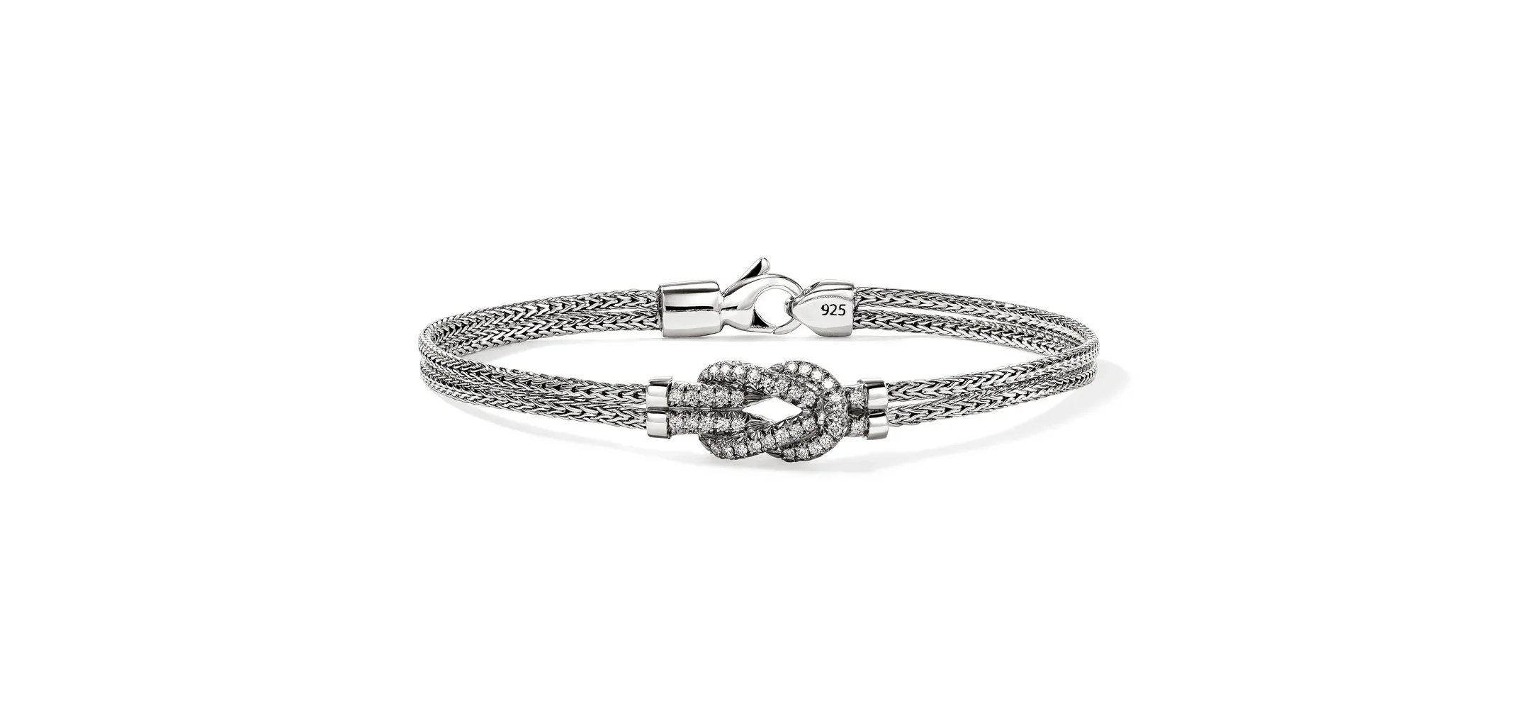 Asli Classic Chain Link Station Bracelet in Sterling Silver and